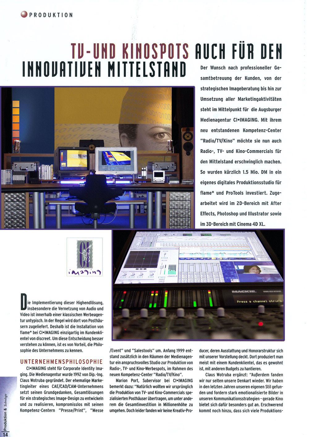 CI°Imaging TV- und Kinospots